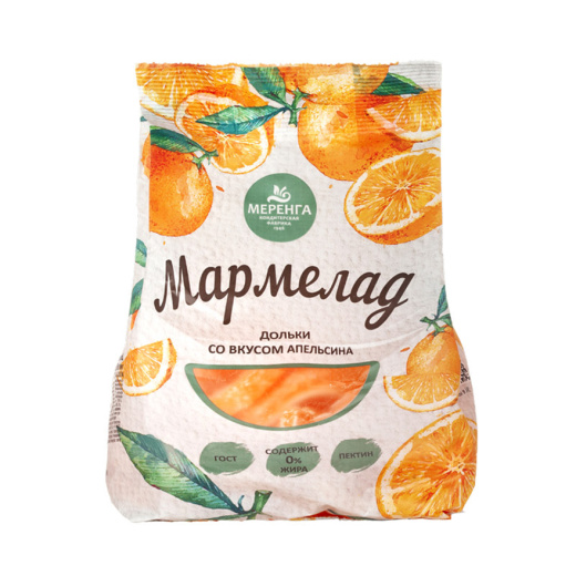 Мармелад желейный “фруктовые дольки” со вкусом апельсина